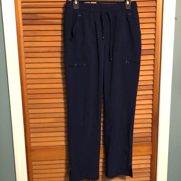 Scrubstar indigo scrub pants small petite - Picture 2 of 5